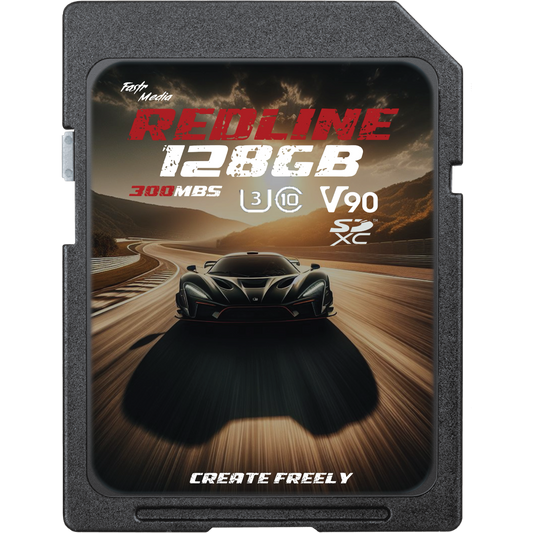 Fastrmedia Redline 128GB SD Card - SDXC V90